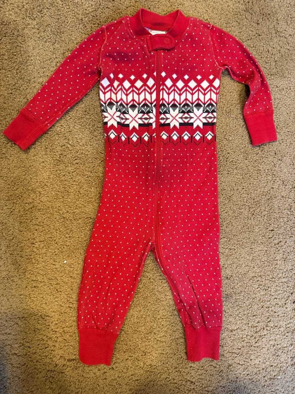 Hanna Andersson Fair Isle Sleeper 6-12mo